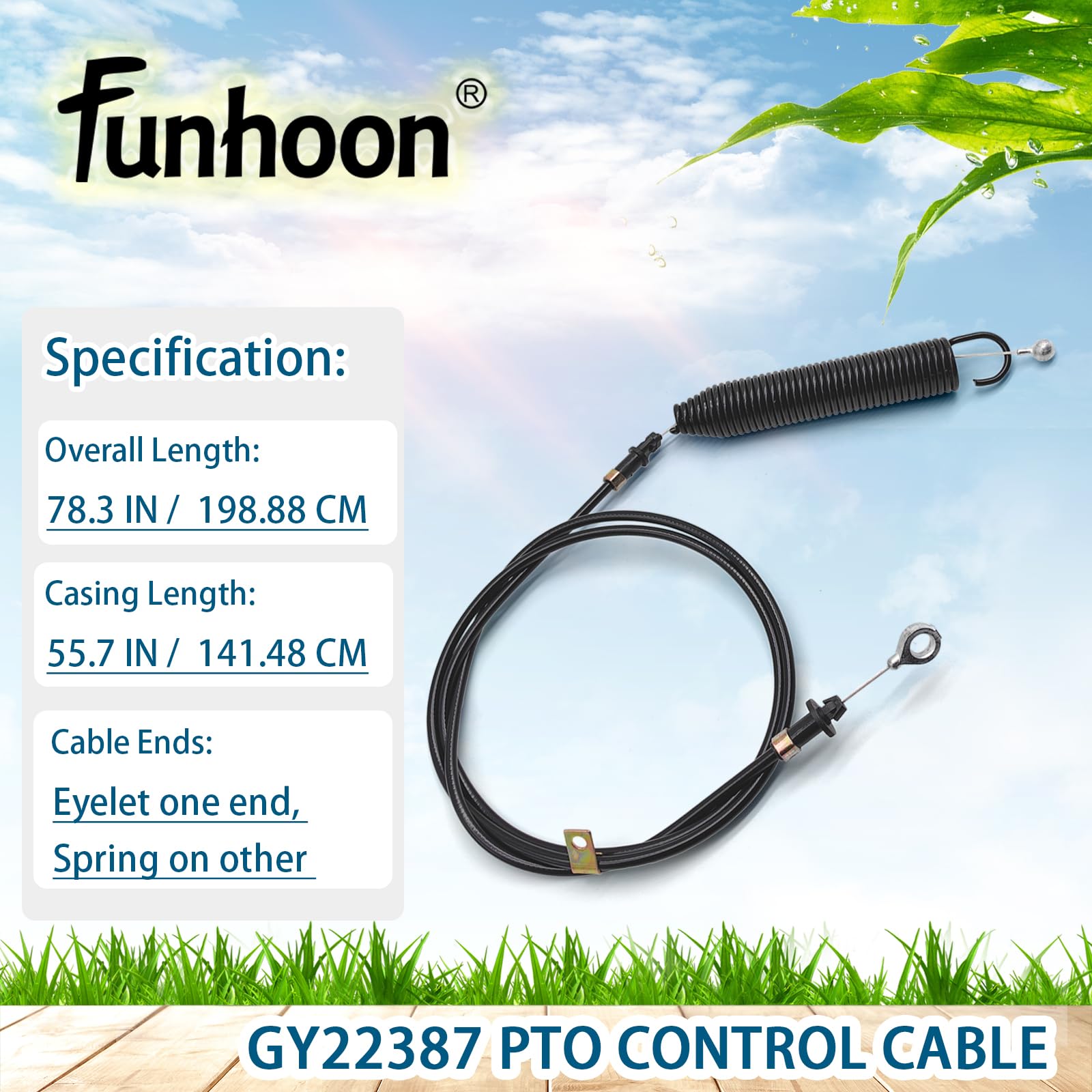 Funhoon GY22387 detalle del ojete, fijación segura