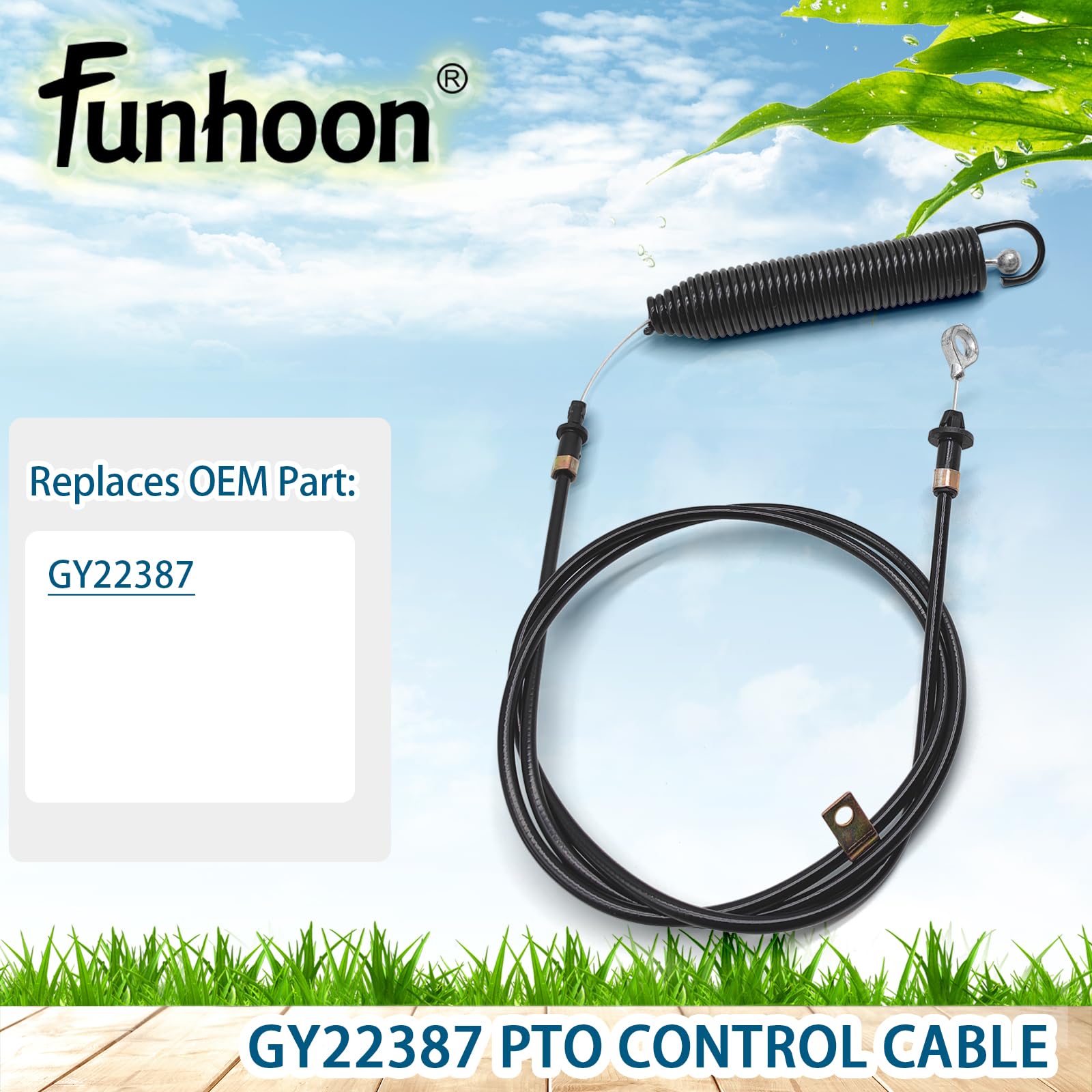 Funhoon GY22387 detalle del muelle, conexión elástica estable