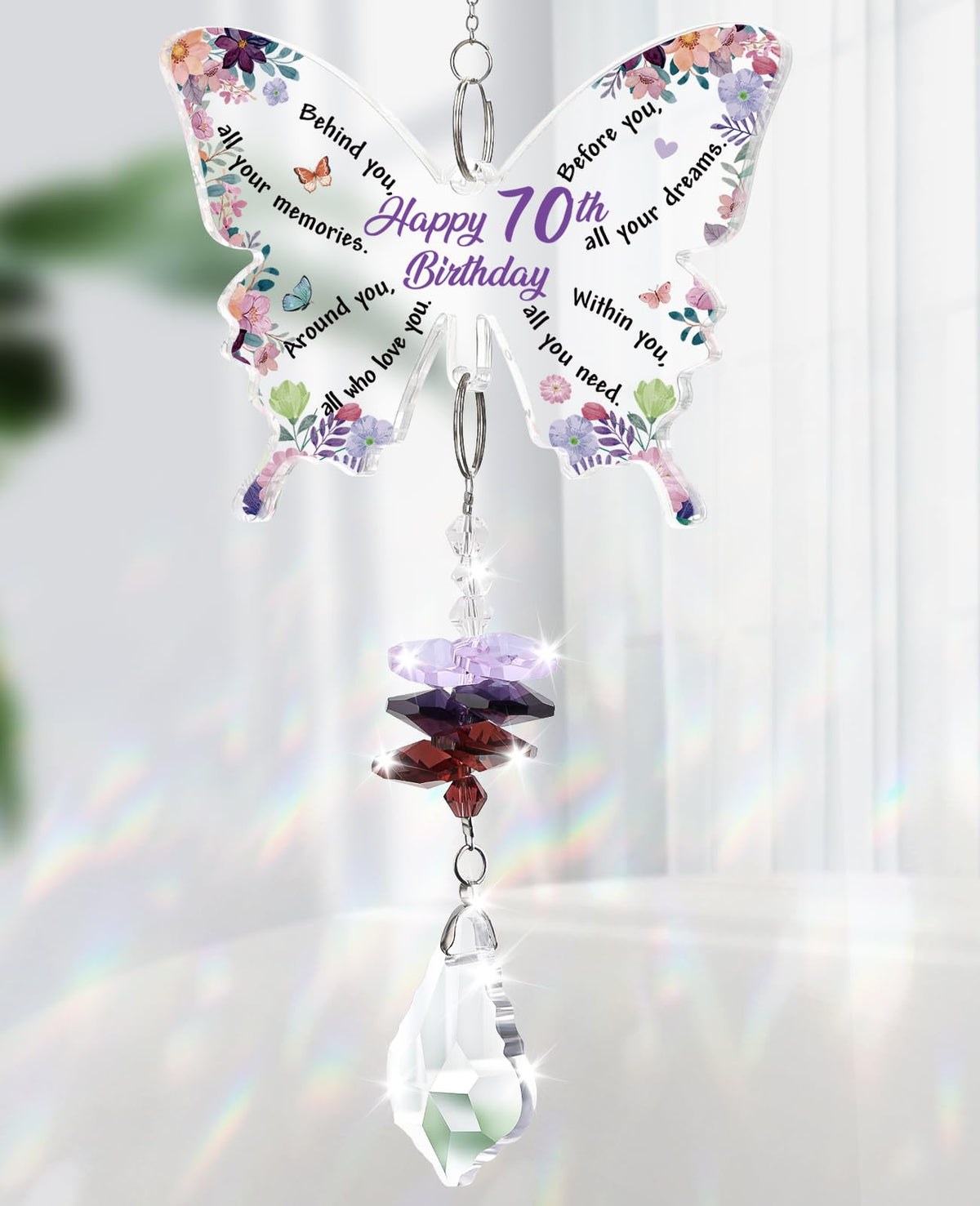 Funnli mariposa frontal mostrando diseño elegante y regalo significativo
