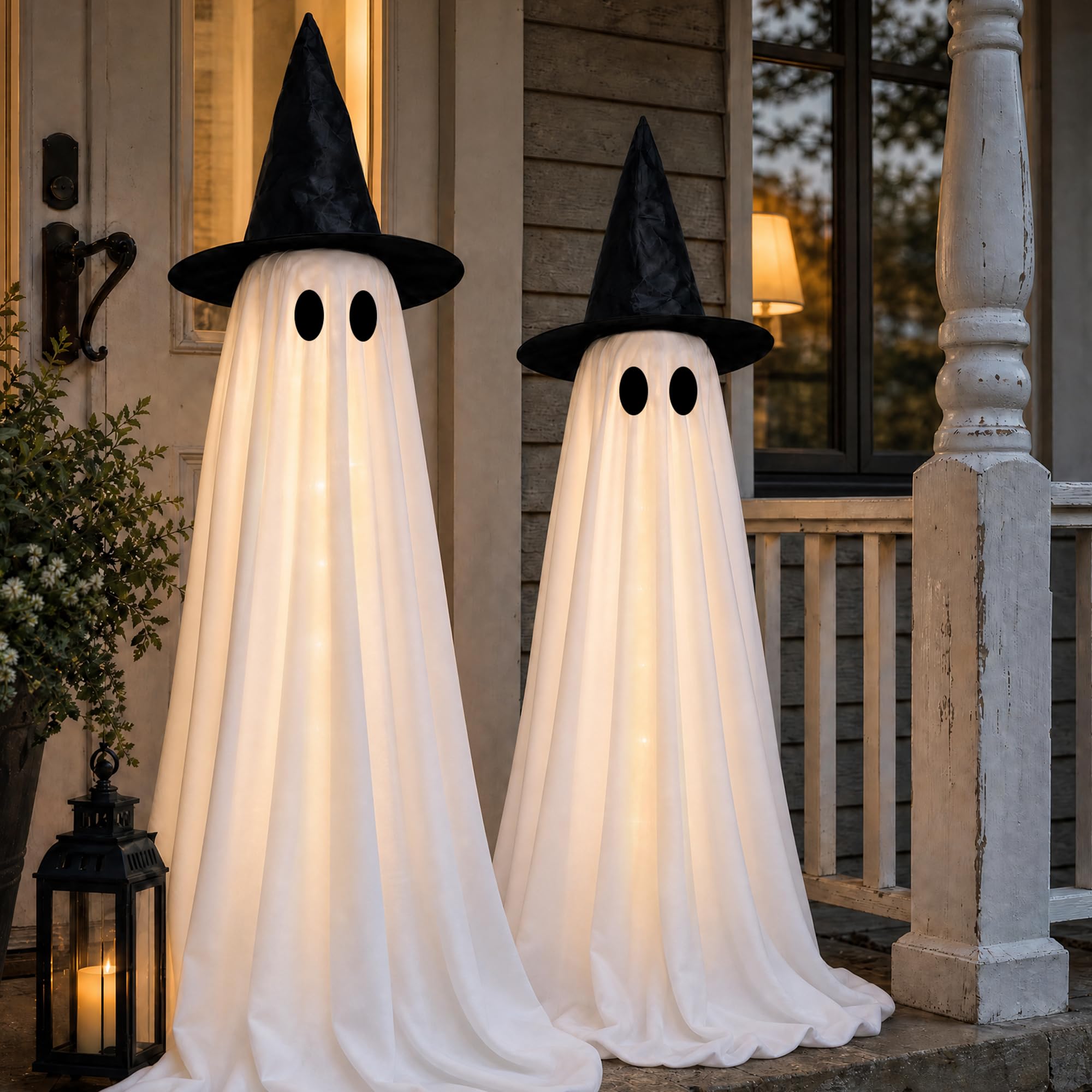 FunouHome fantasma montado frontal mostrando presencia decorativa inmediata