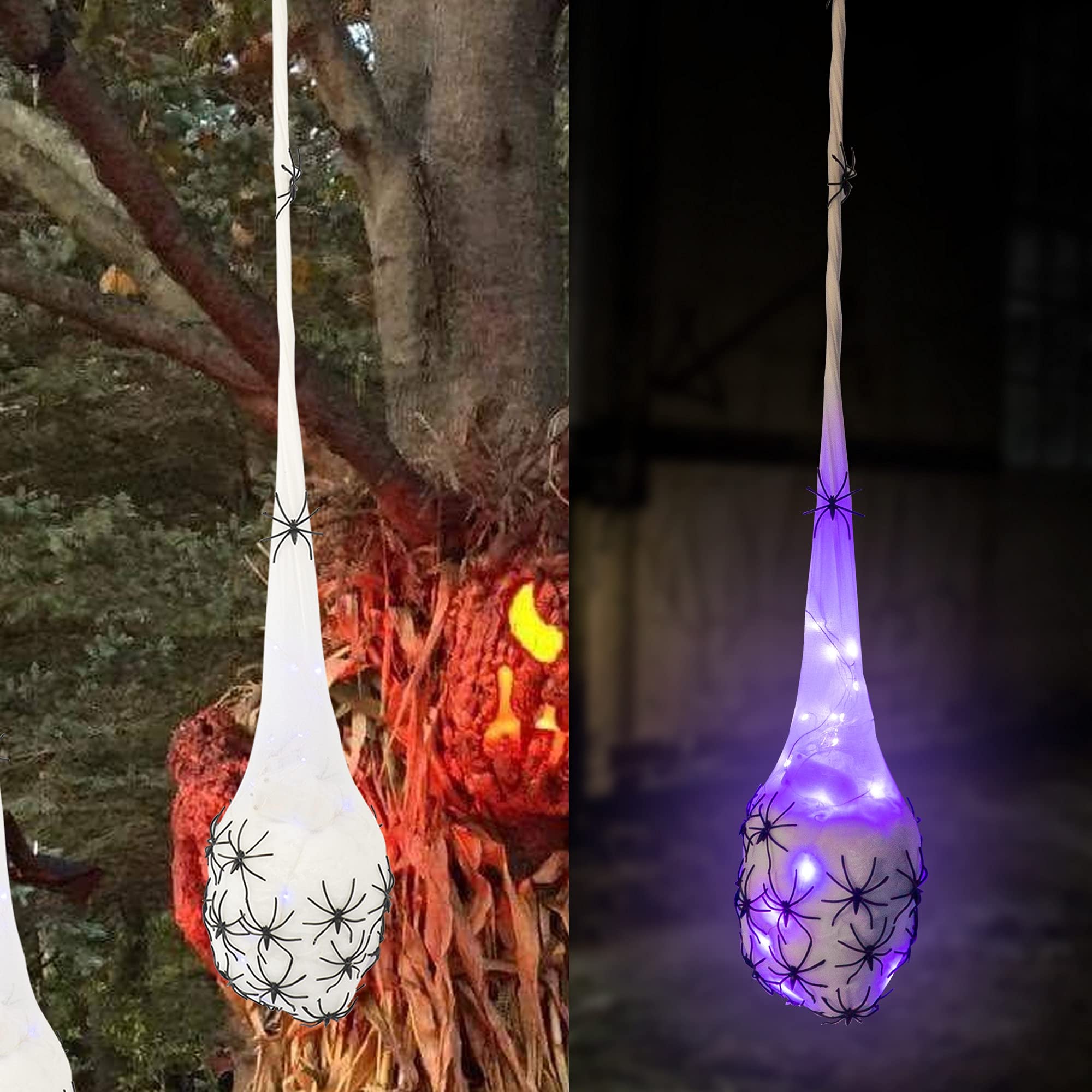 FUNPENY decoración colgada en porche, ilumina fiestas exteriores