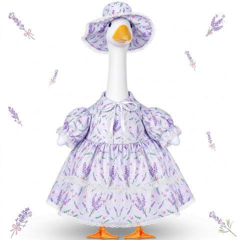 FuWeave vestido frontal mostrando falda y sombrero, da atractivo al porche
