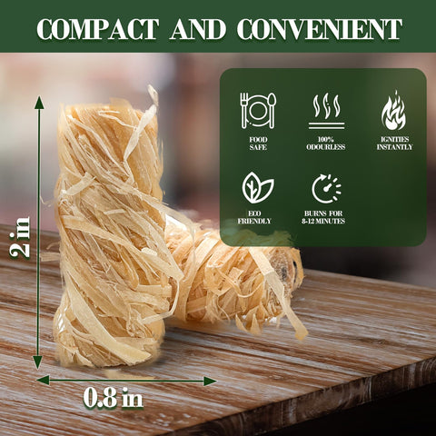 FYSFLYA montones de pastillas naturales texturizadas útil para encender