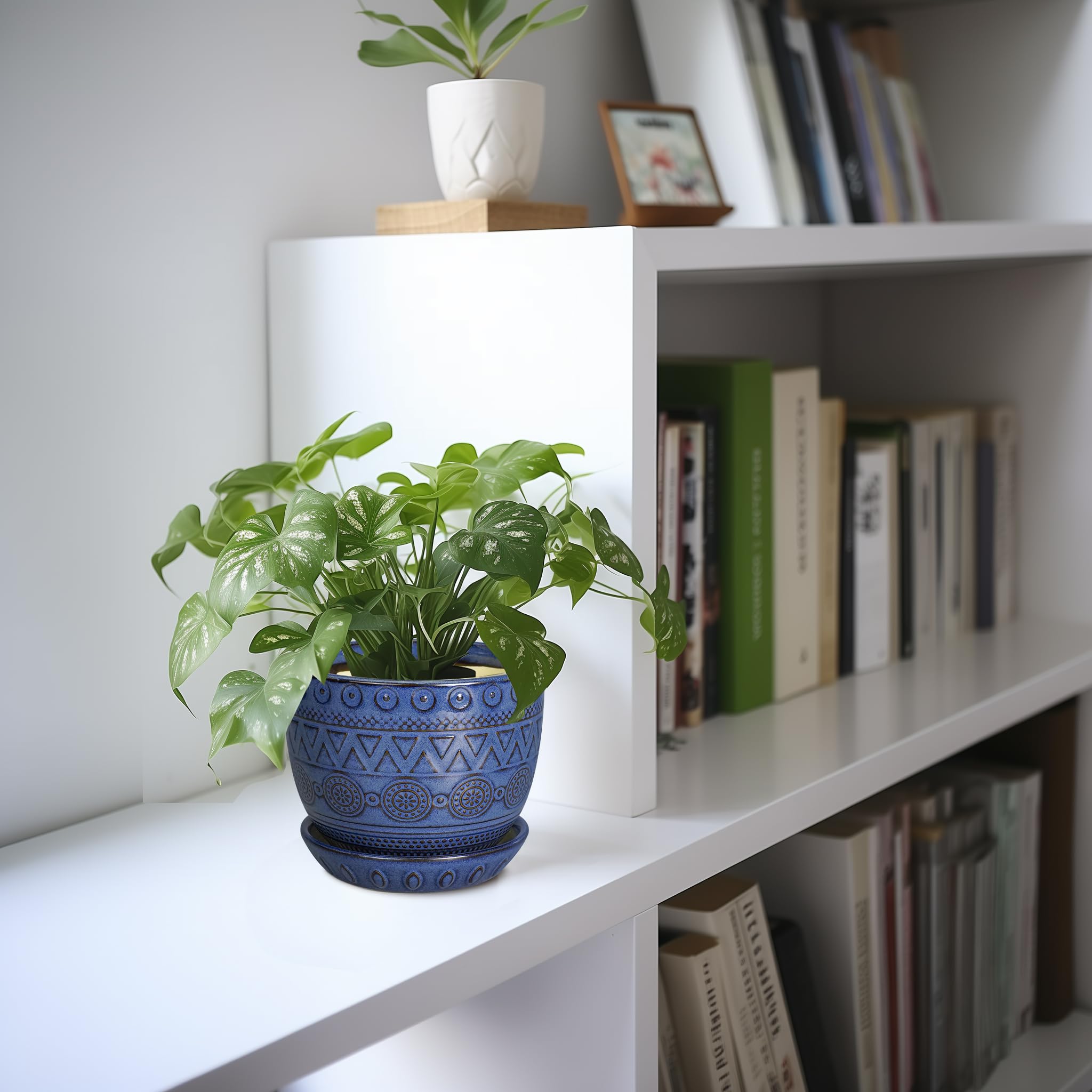 G EPGardening maceta en interior aportando color y estilo al espacio