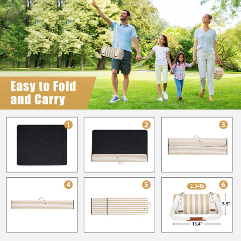 G GOOD GAIN vista inferior PEVA impermeable, mantiene la superficie seca