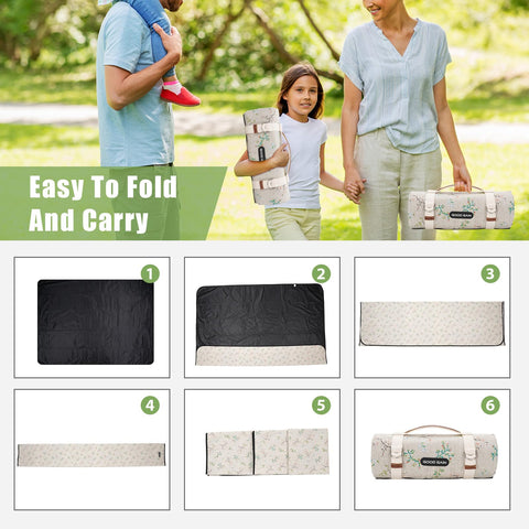 G GOOD GAIN comparación con mochila para apreciar tamaño plegado y portabilidad