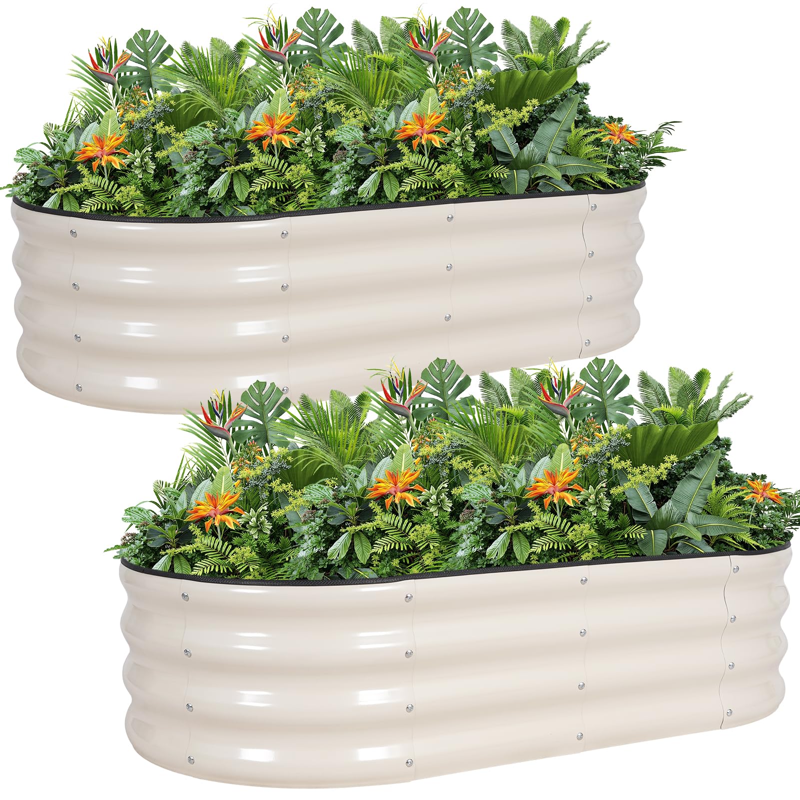 G GOOD GAIN vista frontal de la caja de cultivo blanca, apariencia ordenada y resistente