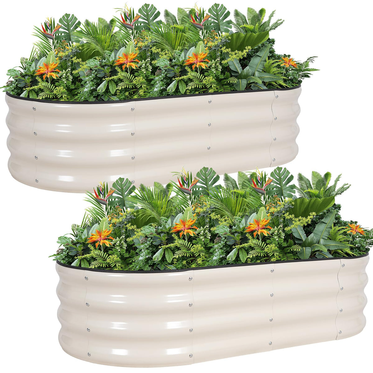 G GOOD GAIN vista frontal de la caja de cultivo blanca, apariencia ordenada y resistente