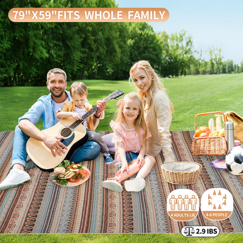 G GOOD GAIN detalle de la textura superior para confort en picnics