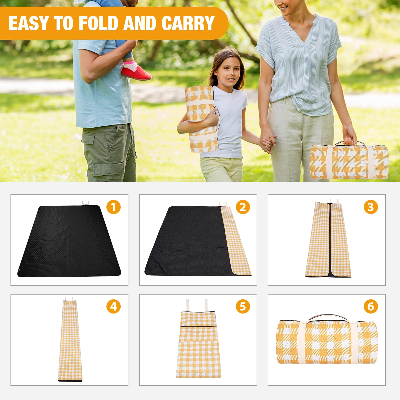 G GOOD GAIN respaldo impermeable, protección contra humedad y arena