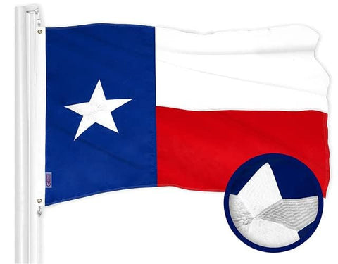 G128 bandera en mástil exterior resistente al viento y uso diario