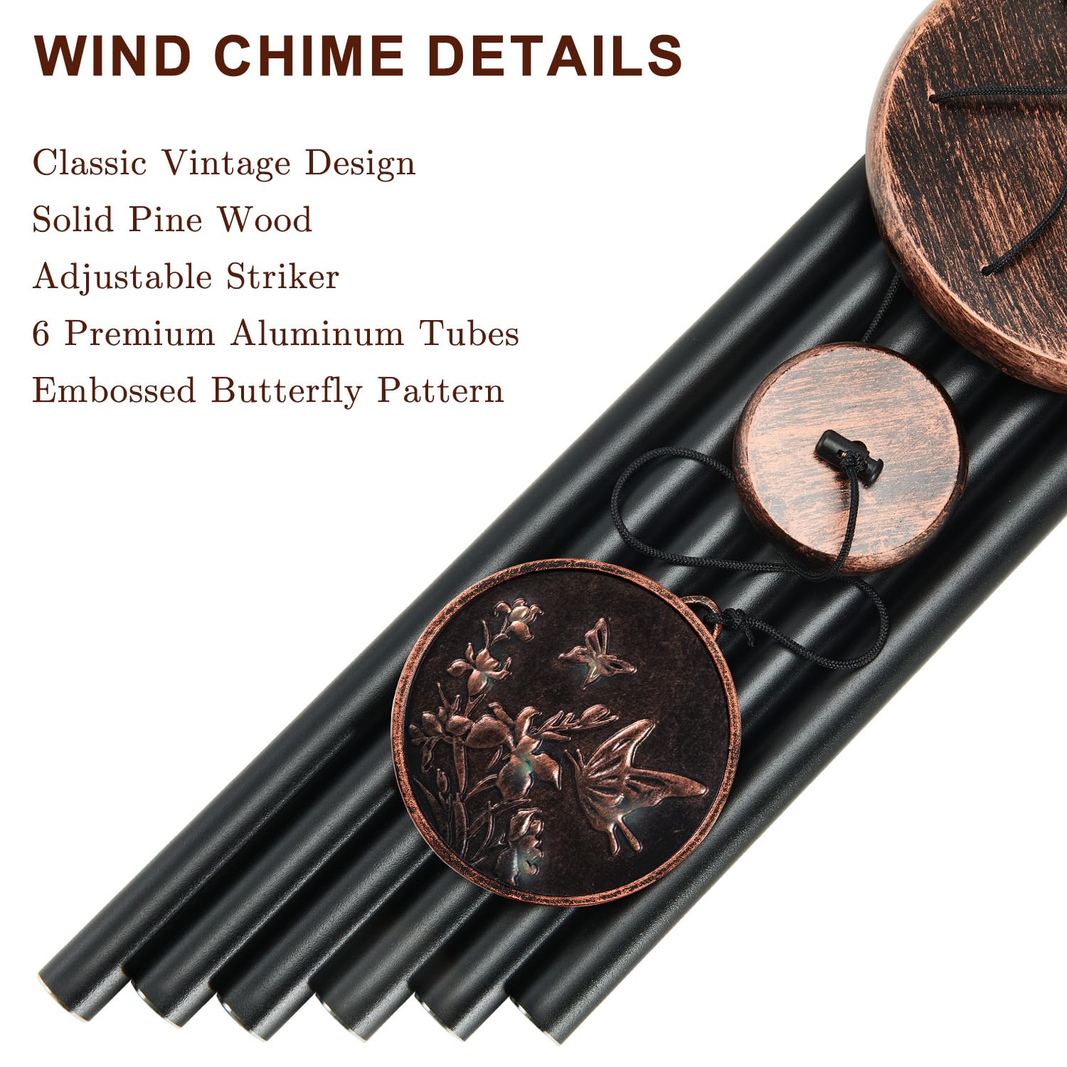 Gabzart carillón colgado en un porche, crea ambiente relajante
