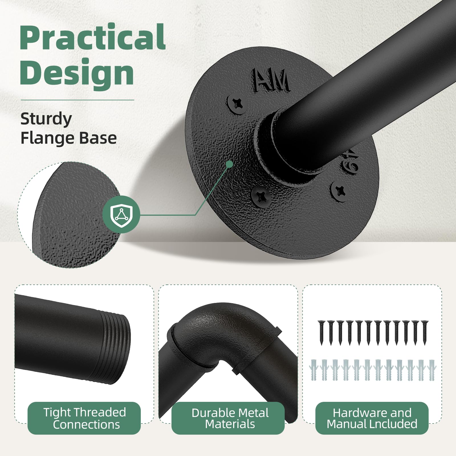 Galood soporte instalado en balcón creando jardín vertical y ahorro espacio