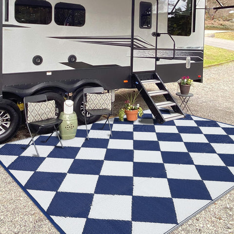 GAOMON alfombra exterior frontal mostrando patrón y tamaño útil