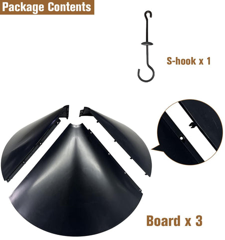 Garbuildman montado en poste shepherd’s hook demostrando uso en exteriores