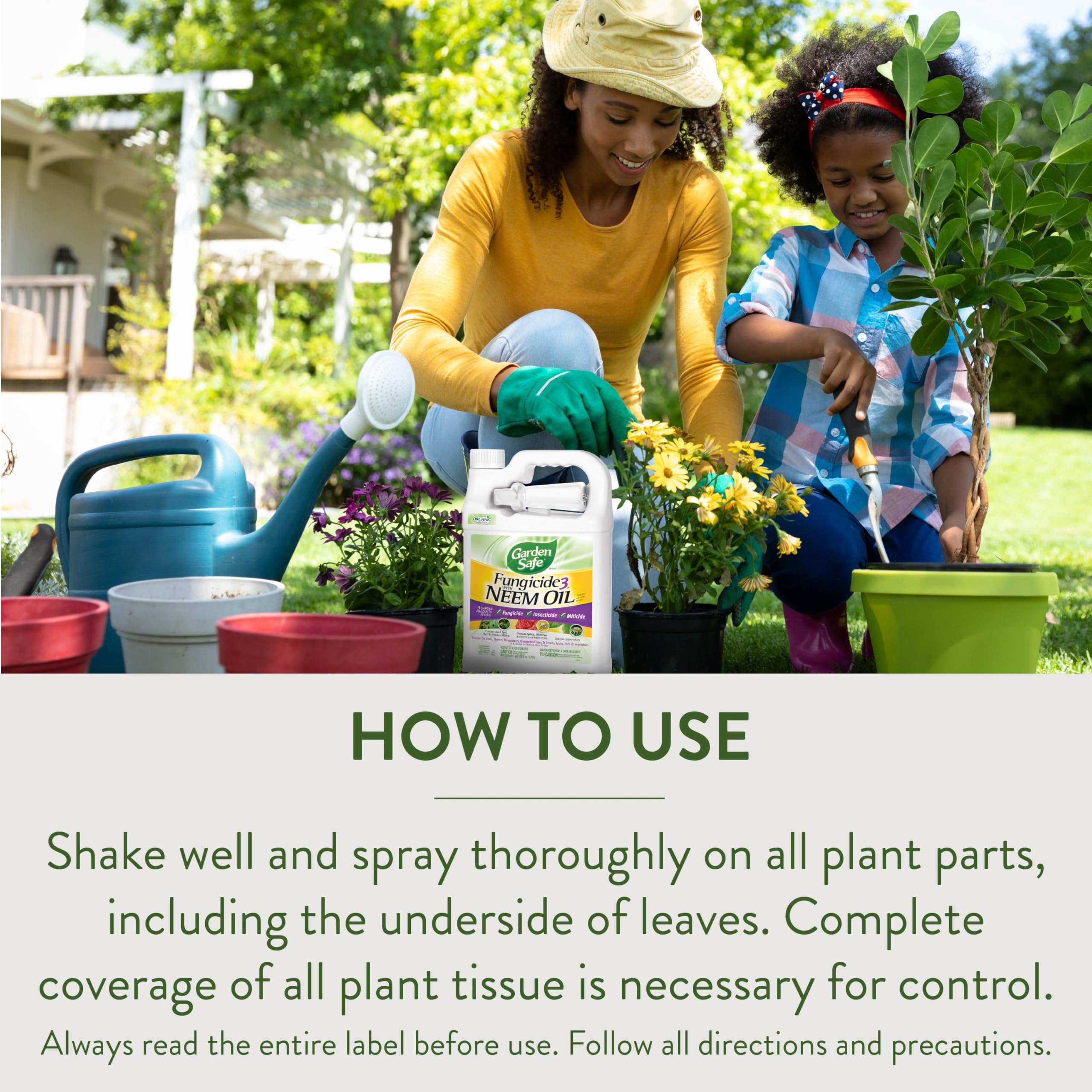 Garden Safe jardín ornamental protegido reduciendo hongos y plagas