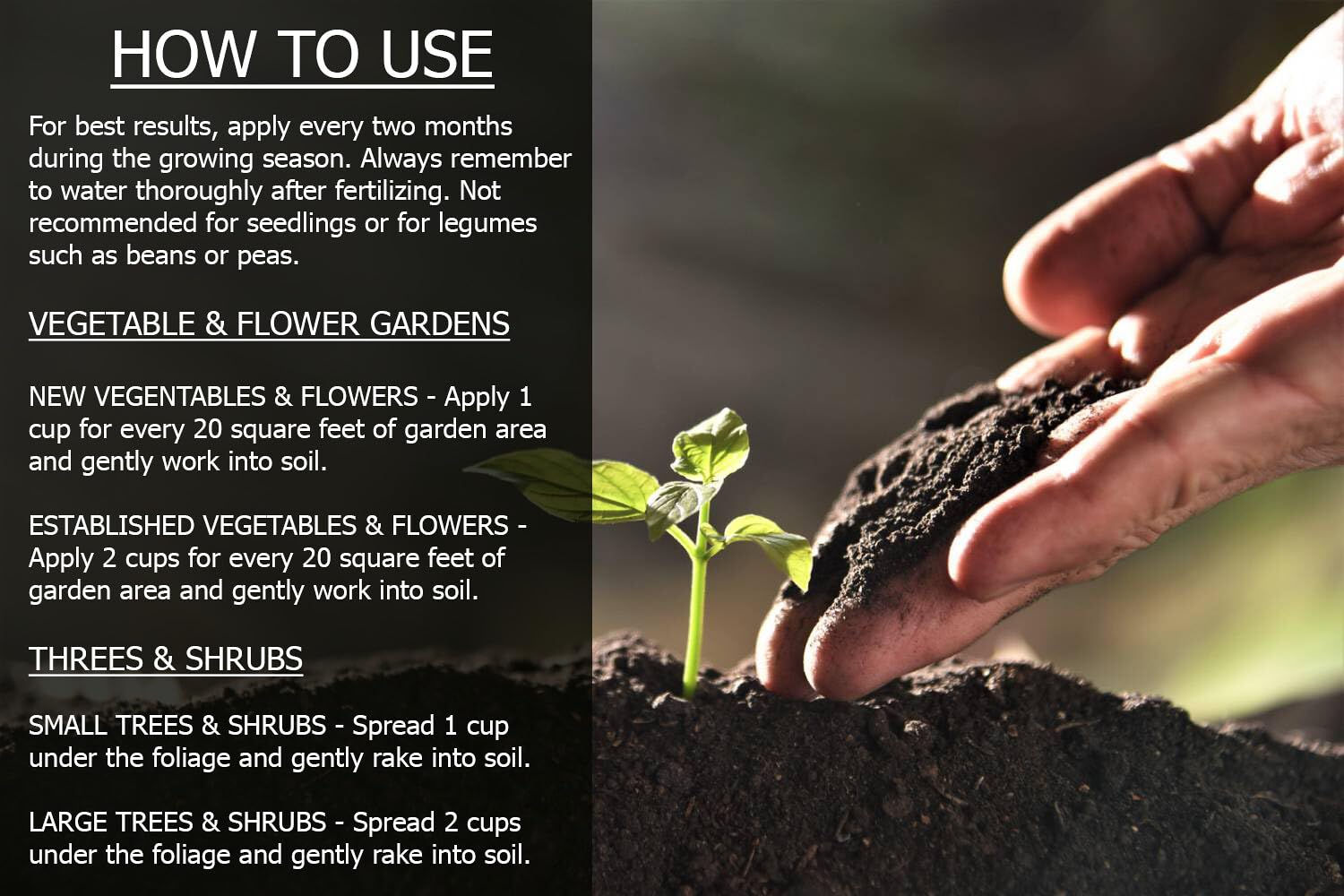 Gardenera comparación de tamaño 1 quart para escalas de jardín