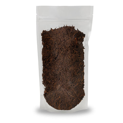 Gardenera bolsa 2 quart al lado de objetos de escala para referencia de tamaño