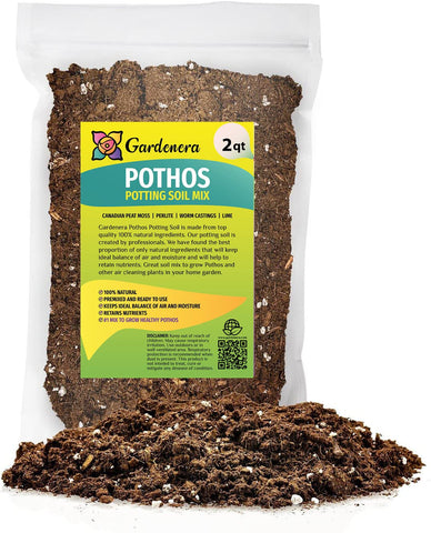 GARDENERA bolsa frontal mostrando sustrato y beneficios