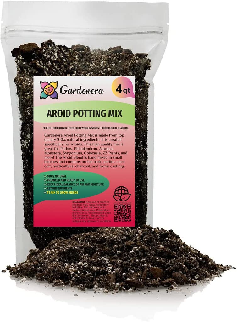 Gardenera frente del empaque 4 qt mostrando formato y beneficios