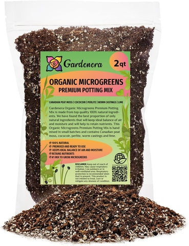 Gardenera frente del envase mostrando la etiqueta y uso doméstico