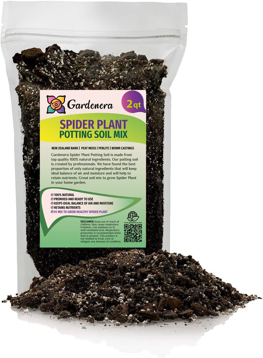 GARDENERA paquete frontal que muestra mezcla premium y beneficio de equilibrio humedad