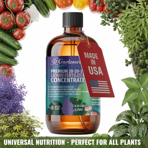Gardenera pulverizando planta interior para crecimiento saludable