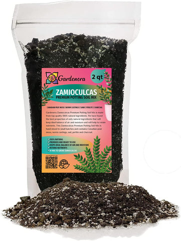 Gardenera paquete frontal del sustrato mostrando la marca y beneficios