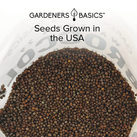 Gardeners Basics cierre resellable y etiqueta con instrucciones claras