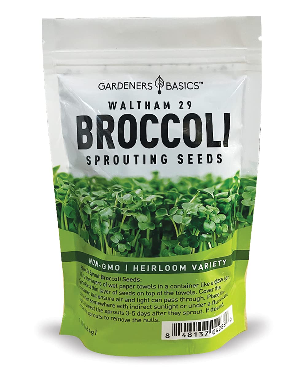 Gardeners Basics bolsa frontal 1 libra mostrando diseño y sello USA
