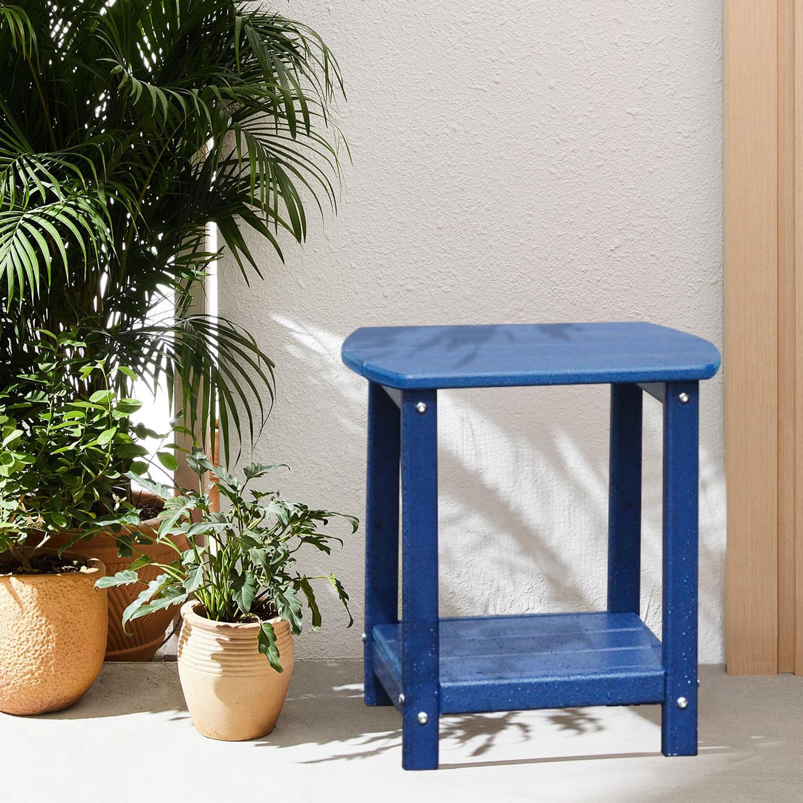 GARDENSTAR mesa en patio junto a piscina, práctico para bebidas