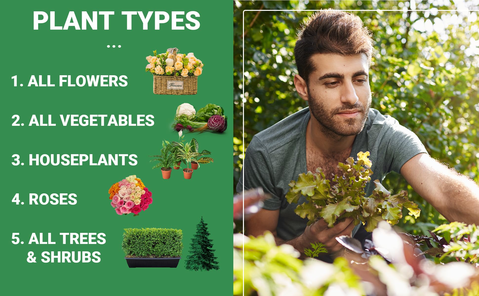 Gardenwise comparado con mano para tamaño y control cómodo