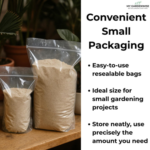 GARDENWISE saco en mano para mostrar escala, conveniente para proyectos caseros