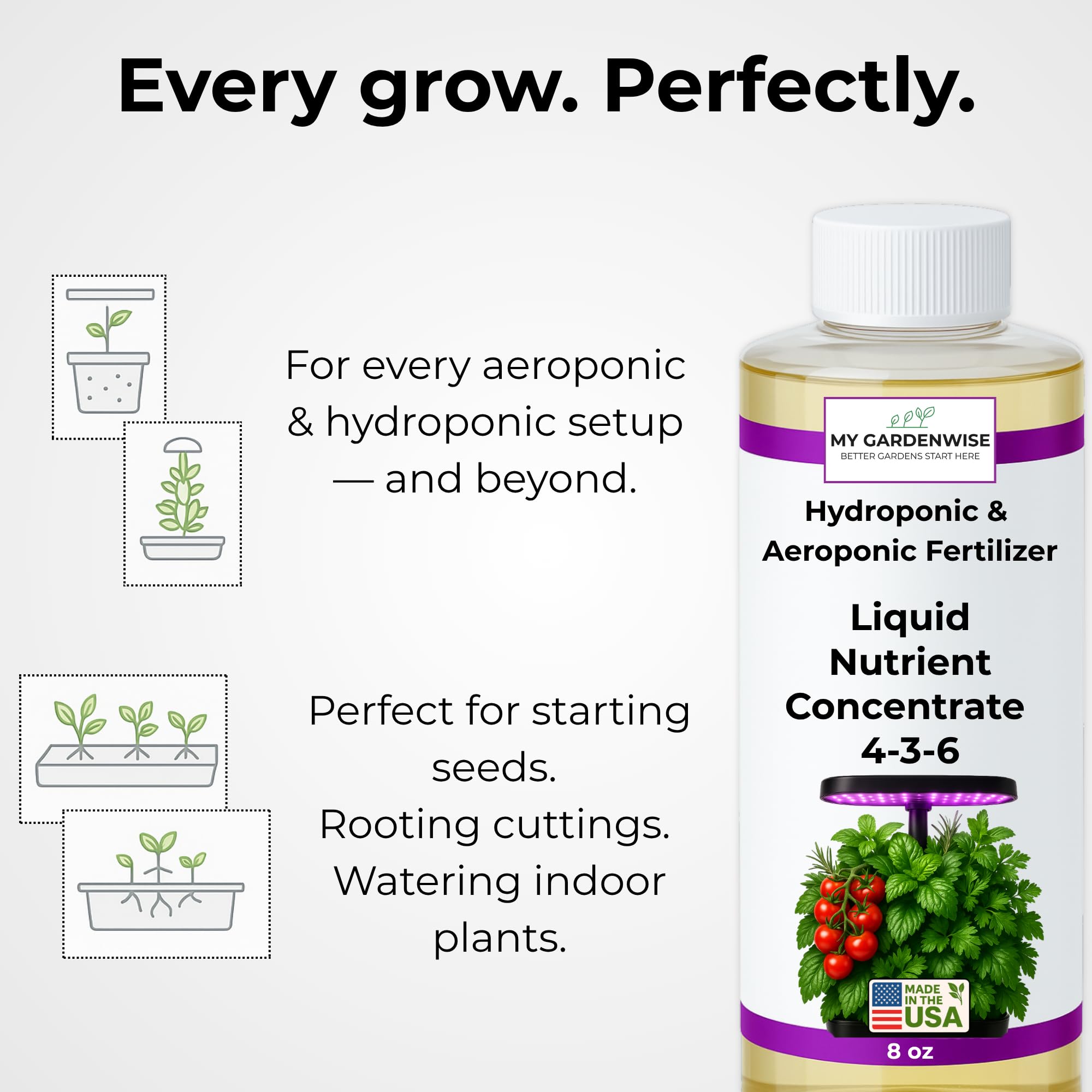 GARDENWISE nutrición favorece tomates más sanos y productivos