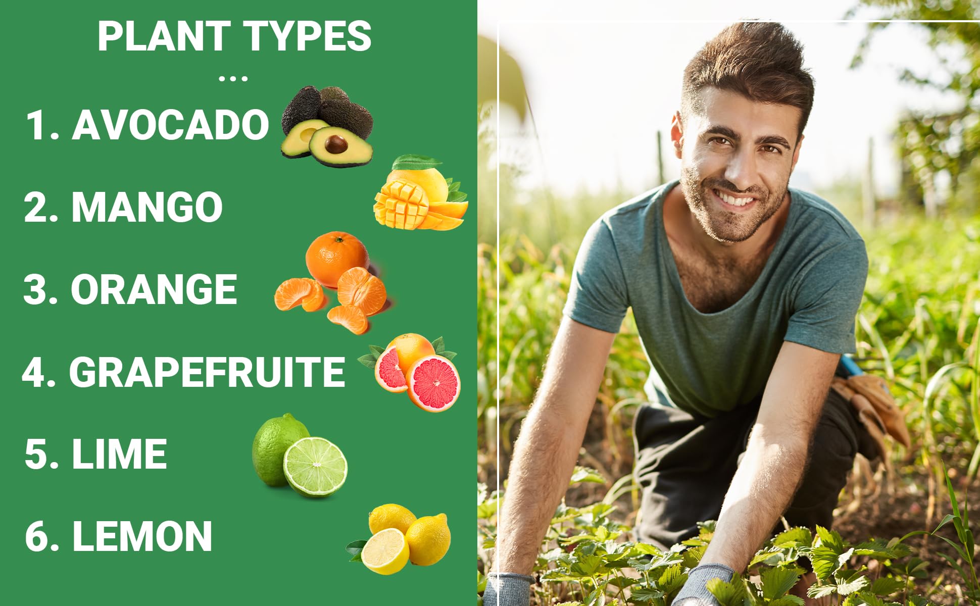 GARDENWISE detalle de etiqueta y tabla de nutrientes que facilita dosificación correcta