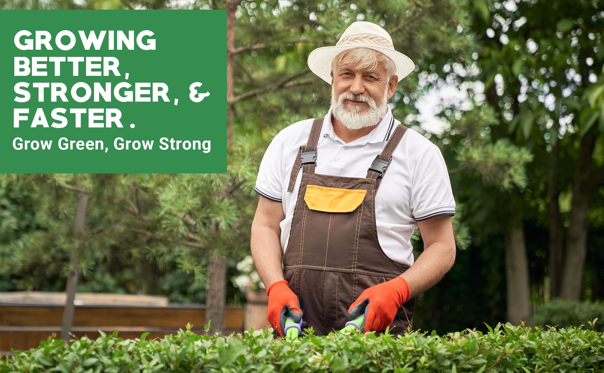 Gardenwise usado en césped mostrando recuperación y uniformidad
