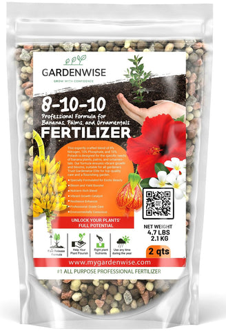 GARDENWISE envase frontal mostrando etiqueta y beneficios para jardineros