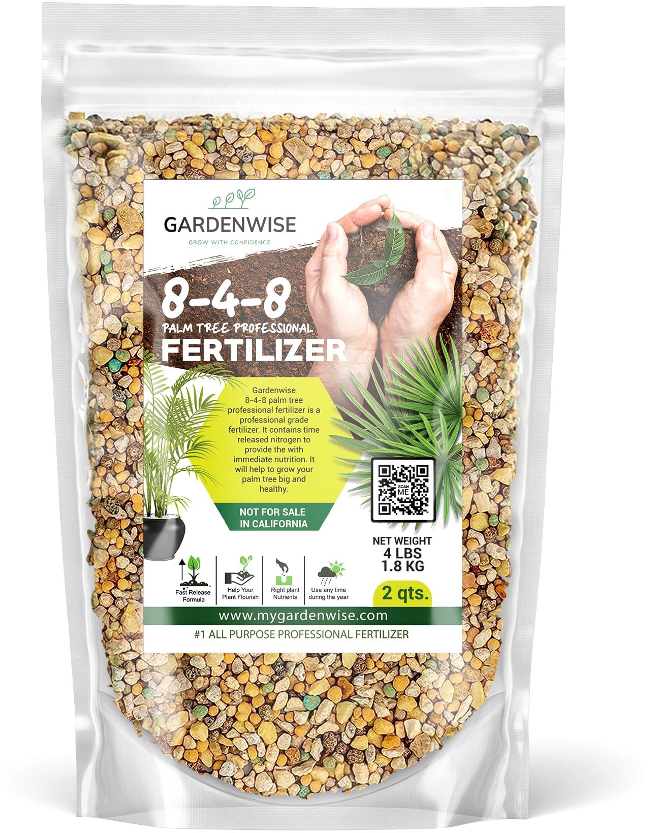 Gardenwise envase frontal mostrando la marca y beneficio de nutrición