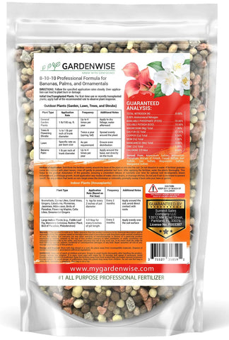 GARDENWISE gránulos en primer plano que evidencian textura y liberación de nutrientes