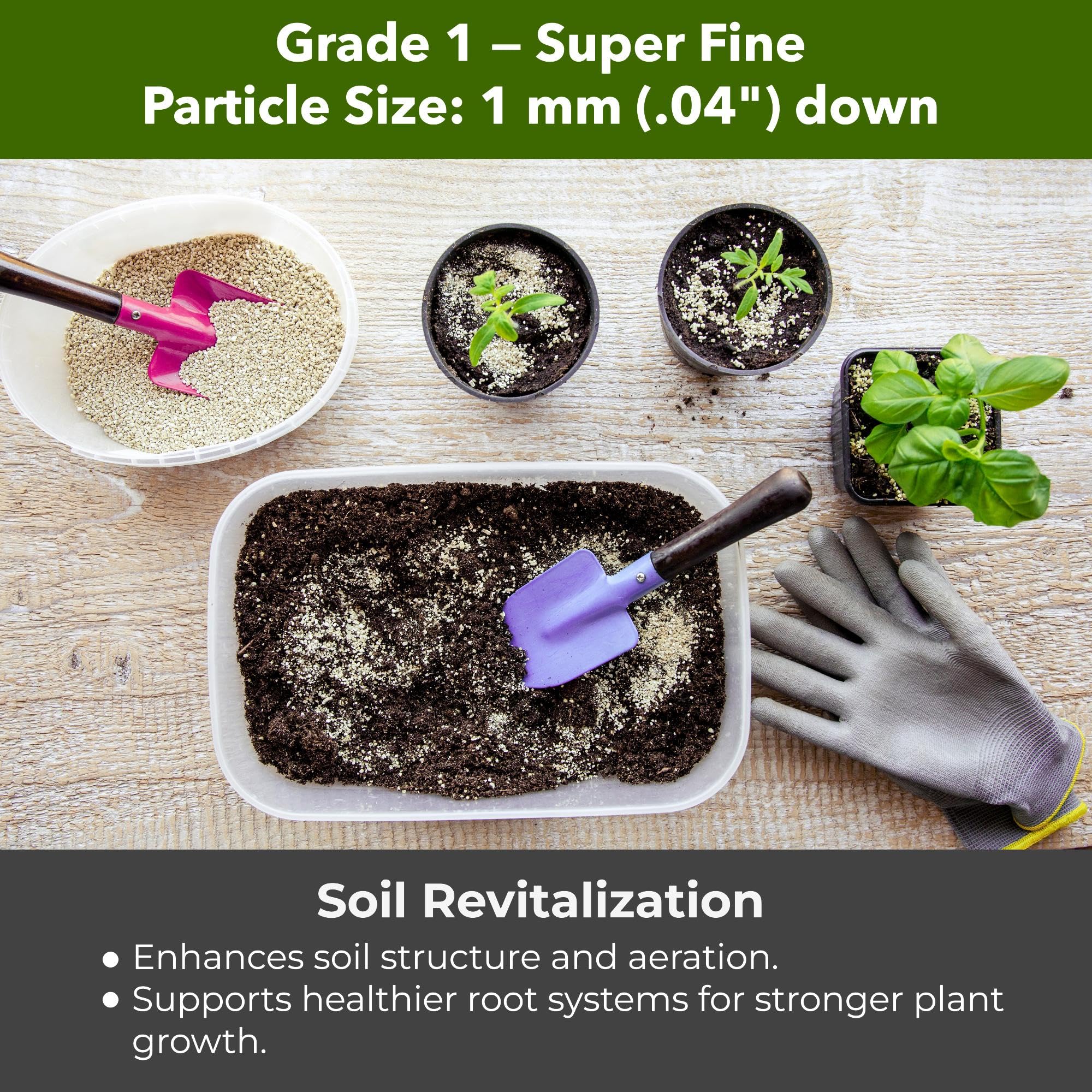 GARDENWISE vermiculita integrada en mezcla de sustrato para macetas