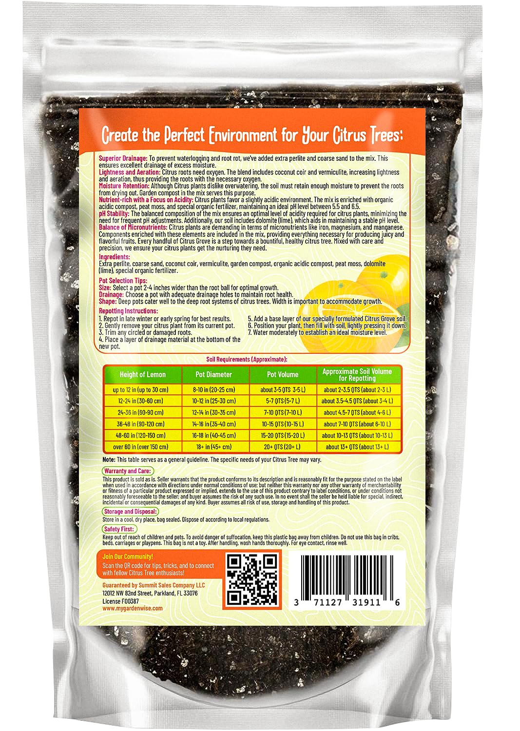 GARDENWISE textura cercana con perlite y coco mejora drenaje y aireación