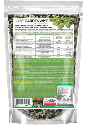 GARDENWISE gránulos en primer plano que muestran textura uniforme para distribución pareja