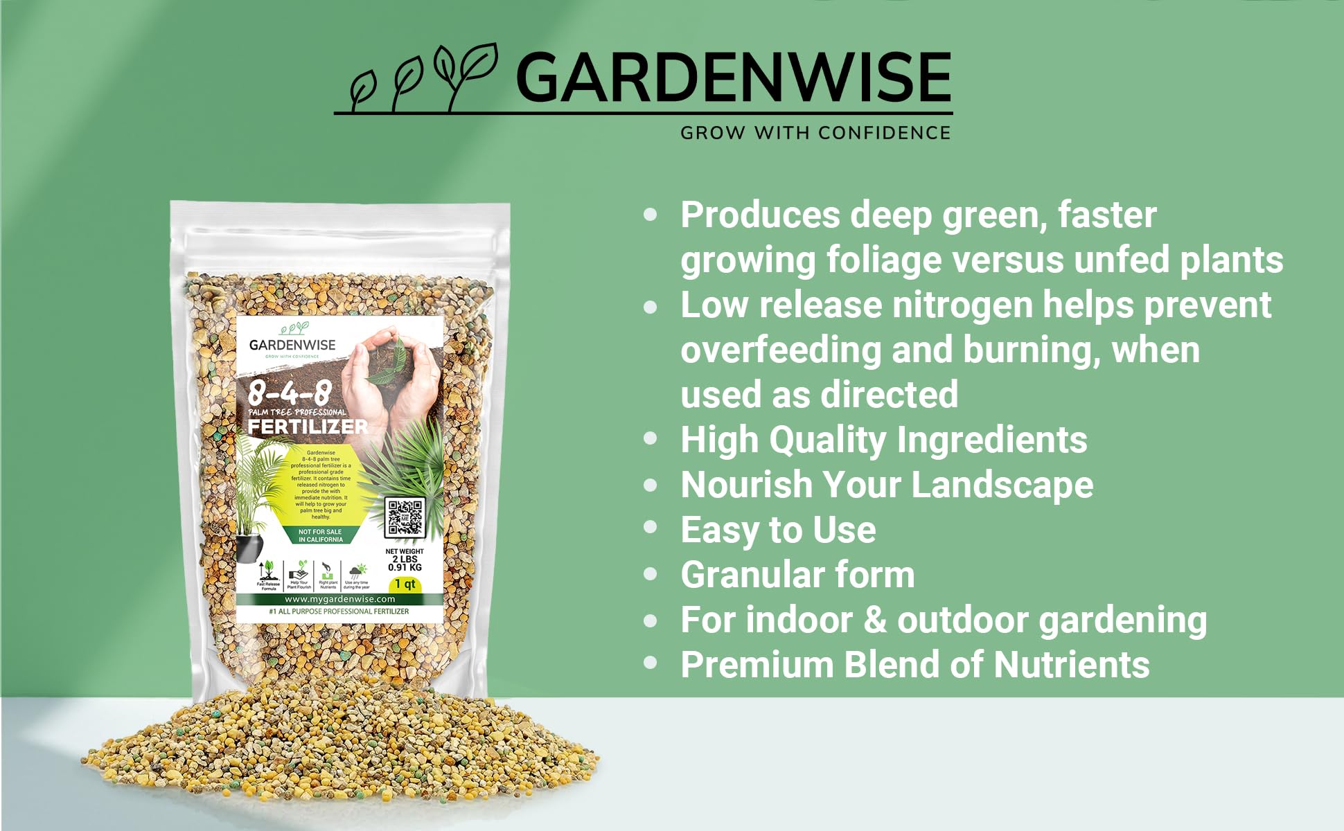 GARDENWISE textura líquida lista para mezclar y nutrir rápidamente
