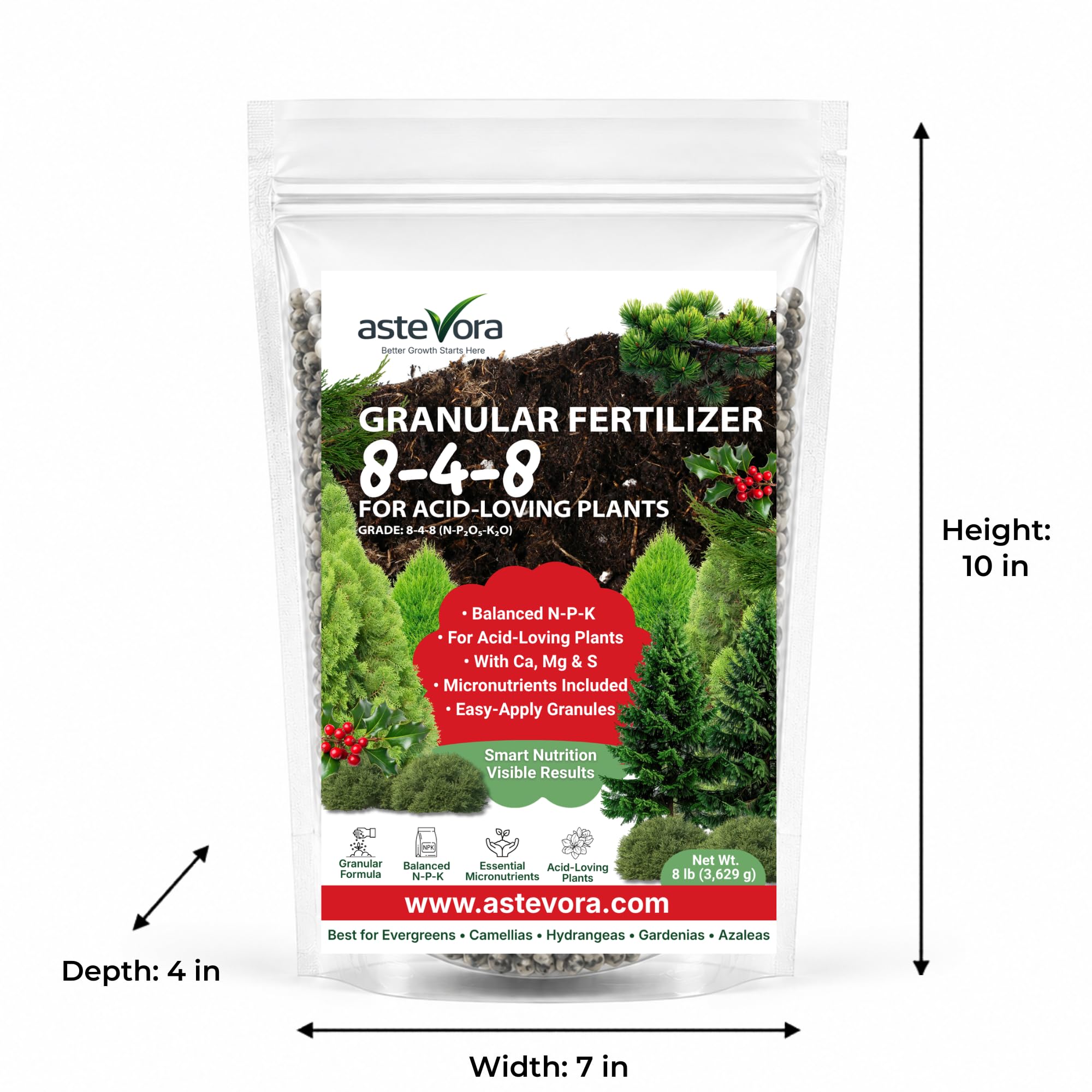 GARDENWISE bolsa en jardín mostrando integración con setos y plantas perennes