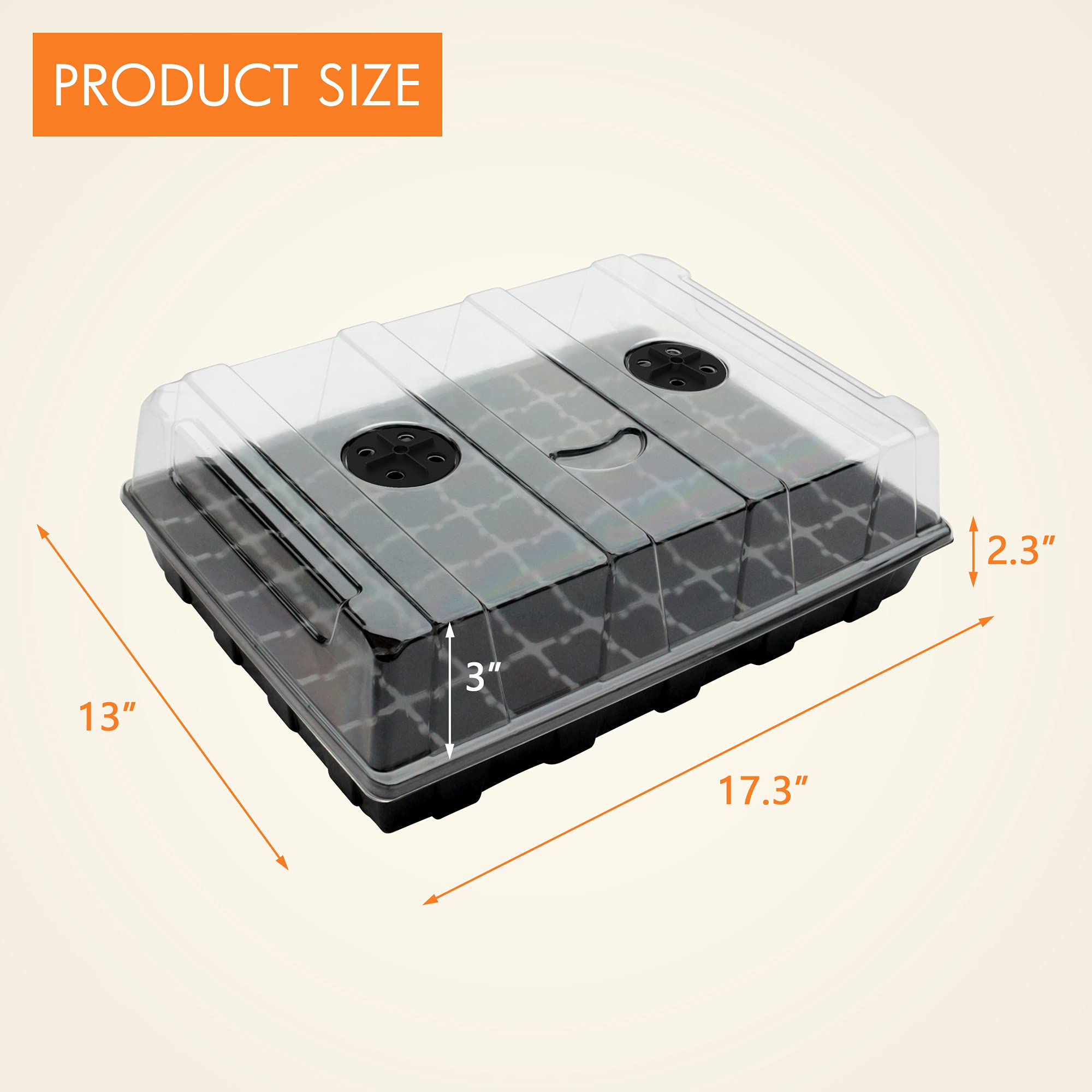 Gardzen bandeja con plántulas en interior, ideal para comenzar huertos en casa