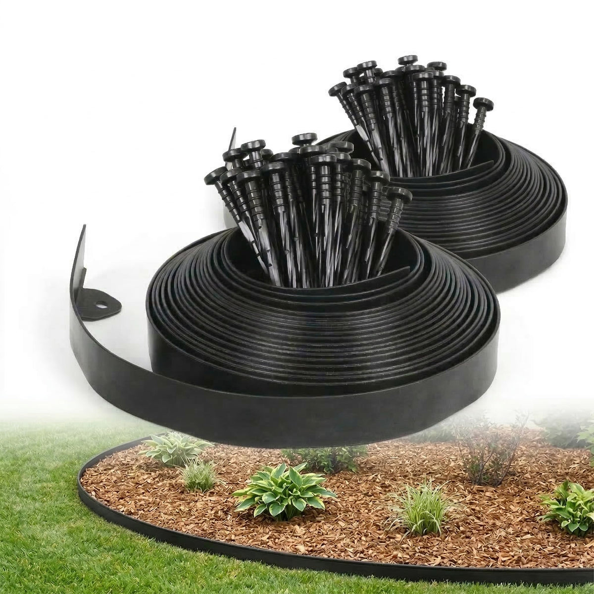 Gardzen borde empacado mostrando kit completo y utilidad