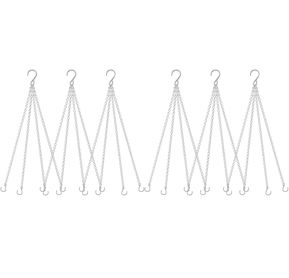 garini cadena frontal pack de 6 mostrando longitud y ganchos