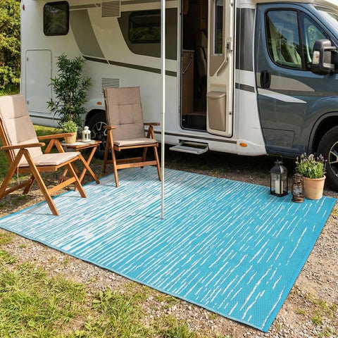 Garvee alfombra en patio con muebles mostrando uso y estética acogedora