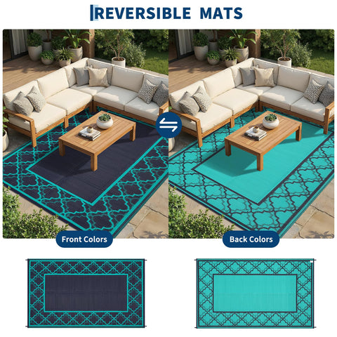 Garvee alfombra en uso sobre terraza creando zona cómoda y protegida