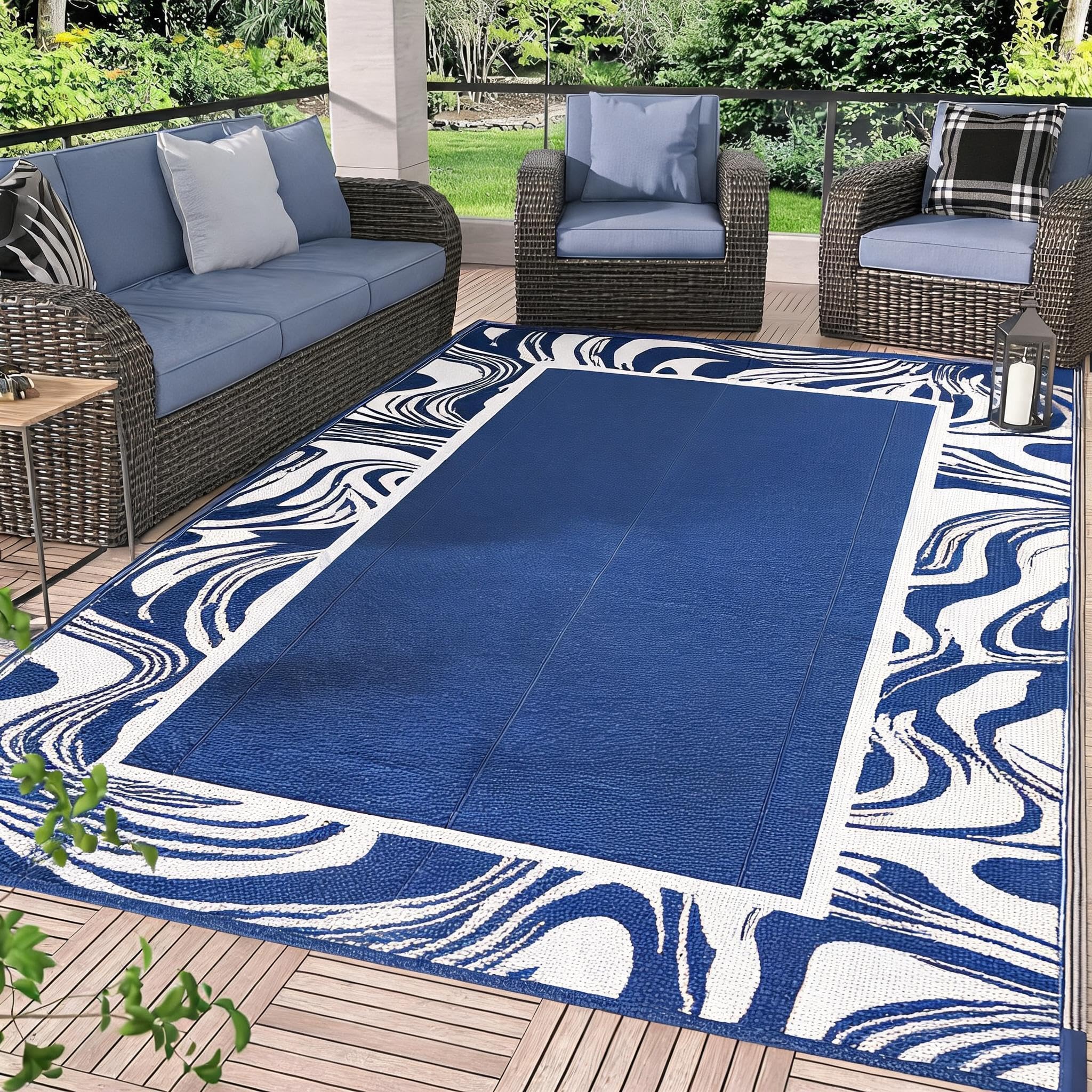 Garvee alfombra frontal 8x10 vista completa, aspecto elegante y protección